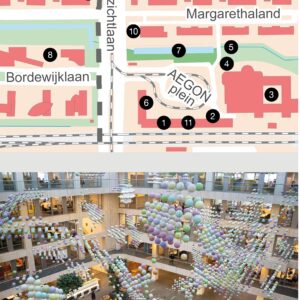 beeldenroute a.s.r. aegon mariahoeve den haag dna kunstpost 26 mei 2024 kaart